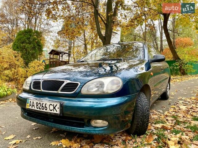 Зелений Деу Ланос, об'ємом двигуна 1.5 л та пробігом 220 тис. км за 2300 $, фото 1 на Automoto.ua