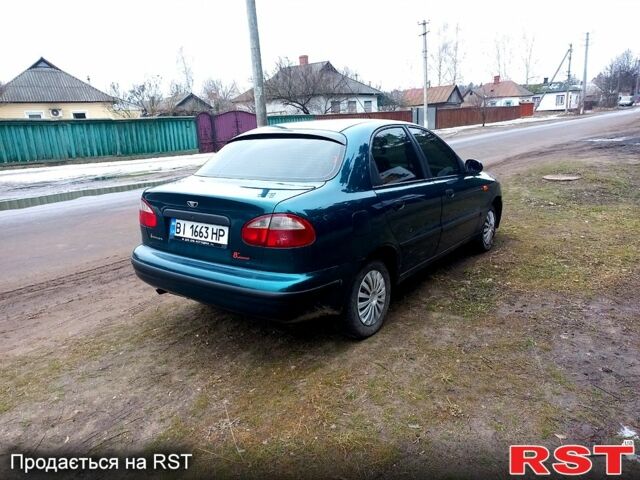 Зеленый Дэу Ланос, объемом двигателя 1.5 л и пробегом 128 тыс. км за 1750 $, фото 3 на Automoto.ua