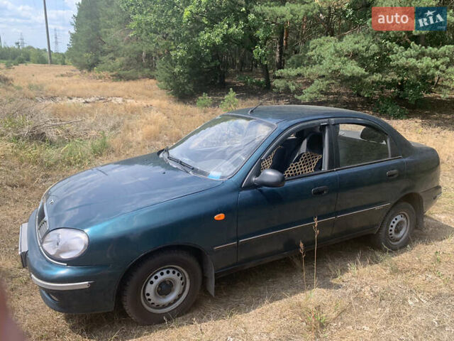 Зеленый Дэу Ланос, объемом двигателя 1.5 л и пробегом 227 тыс. км за 2100 $, фото 1 на Automoto.ua