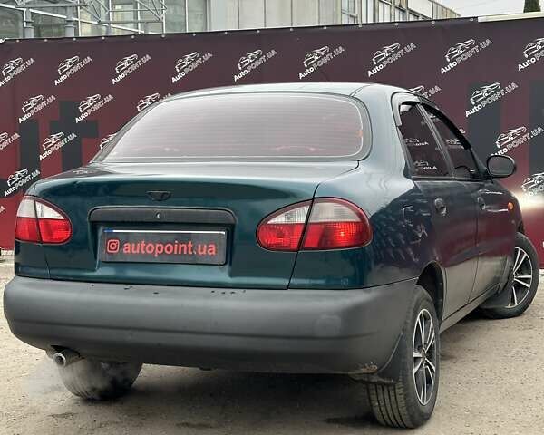 Зеленый Дэу Ланос, объемом двигателя 1.6 л и пробегом 225 тыс. км за 3000 $, фото 6 на Automoto.ua