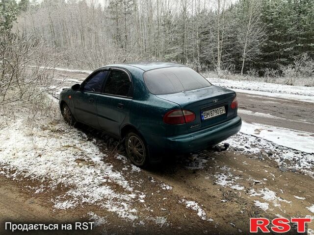 Зеленый Дэу Ланос, объемом двигателя 1.4 л и пробегом 280 тыс. км за 2000 $, фото 3 на Automoto.ua