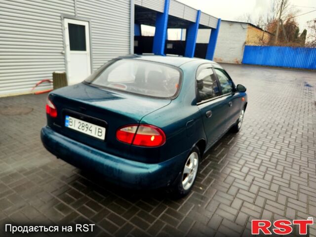 Зеленый Дэу Ланос, объемом двигателя 1.5 л и пробегом 283 тыс. км за 2200 $, фото 2 на Automoto.ua