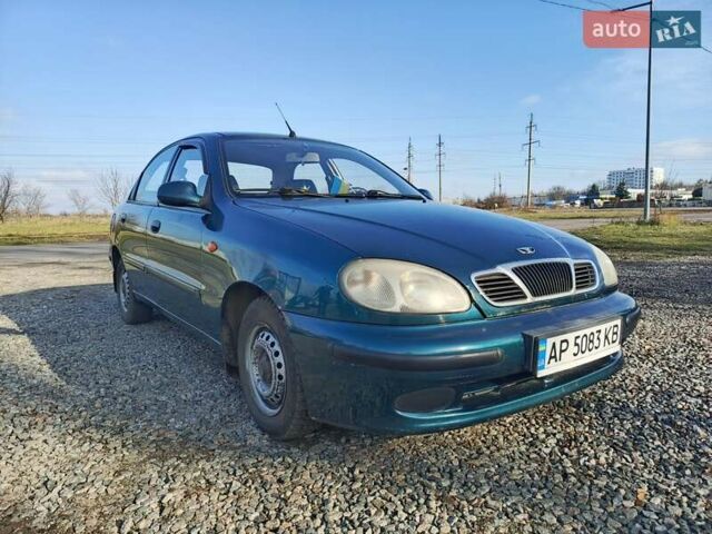 Зеленый Дэу Ланос, объемом двигателя 1.5 л и пробегом 182 тыс. км за 1999 $, фото 2 на Automoto.ua