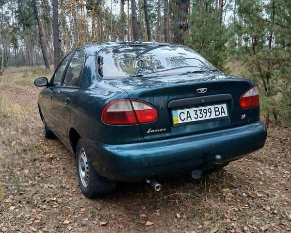 Зеленый Дэу Ланос, объемом двигателя 1.4 л и пробегом 114 тыс. км за 2200 $, фото 2 на Automoto.ua
