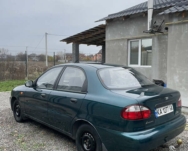 Зеленый Дэу Ланос, объемом двигателя 1.5 л и пробегом 133 тыс. км за 2200 $, фото 3 на Automoto.ua