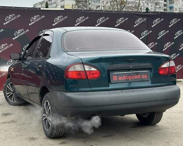 Зеленый Дэу Ланос, объемом двигателя 1.6 л и пробегом 225 тыс. км за 3000 $, фото 7 на Automoto.ua