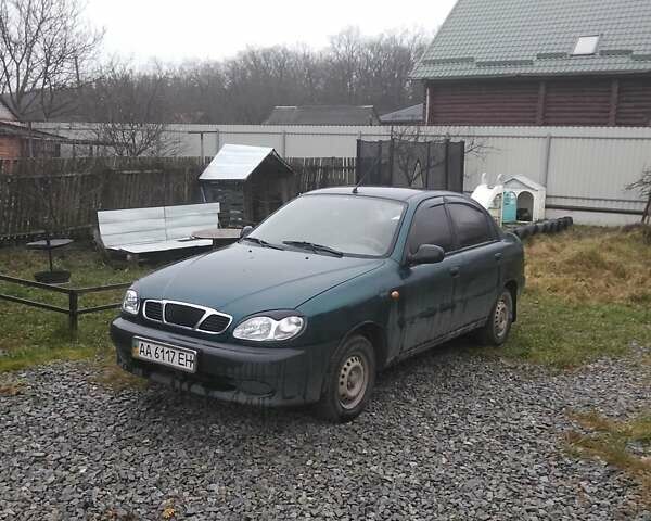 Зелений Деу Ланос, об'ємом двигуна 1.4 л та пробігом 188 тис. км за 1400 $, фото 1 на Automoto.ua