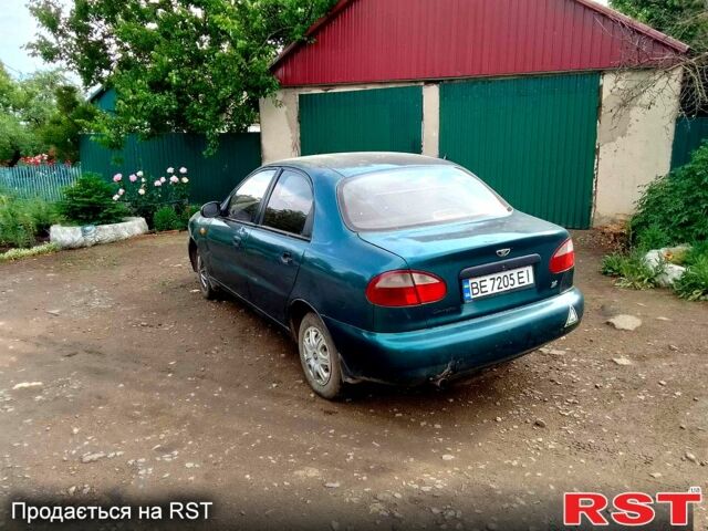 Дэу Ланос 2007 в Николаеве на Automoto.ua Зеленый Дэу Ланос, объемом двигателя 1.4 л и пробегом 234 тыс. км за 1150 $, фото 2 на Automoto.ua