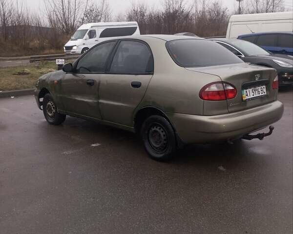 Зеленый Дэу Ланос, объемом двигателя 1.5 л и пробегом 238 тыс. км за 750 $, фото 2 на Automoto.ua