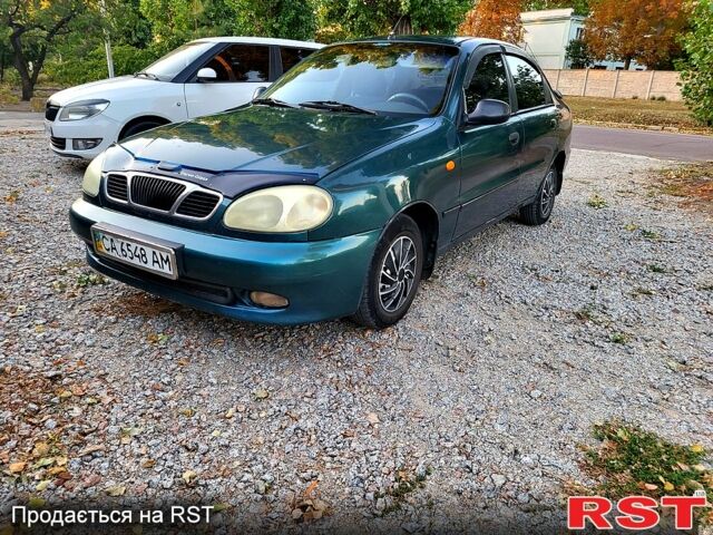 Зеленый Дэу Ланос, объемом двигателя 1.5 л и пробегом 180 тыс. км за 1500 $, фото 1 на Automoto.ua