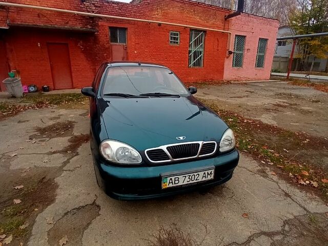 Зеленый Дэу Ланос, объемом двигателя 1.5 л и пробегом 230 тыс. км за 2250 $, фото 1 на Automoto.ua