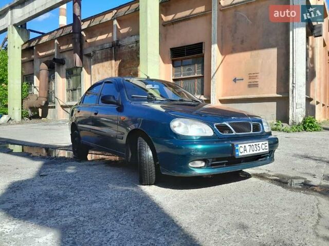 Зеленый Дэу Ланос, объемом двигателя 1.6 л и пробегом 298 тыс. км за 2600 $, фото 1 на Automoto.ua