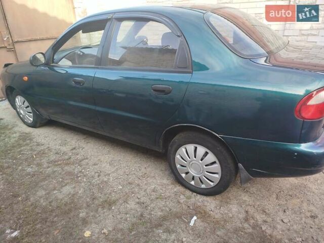 Зеленый Дэу Ланос, объемом двигателя 1.5 л и пробегом 400 тыс. км за 1850 $, фото 1 на Automoto.ua