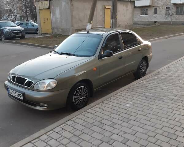 Зеленый Дэу Ланос, объемом двигателя 1.6 л и пробегом 140 тыс. км за 2500 $, фото 1 на Automoto.ua