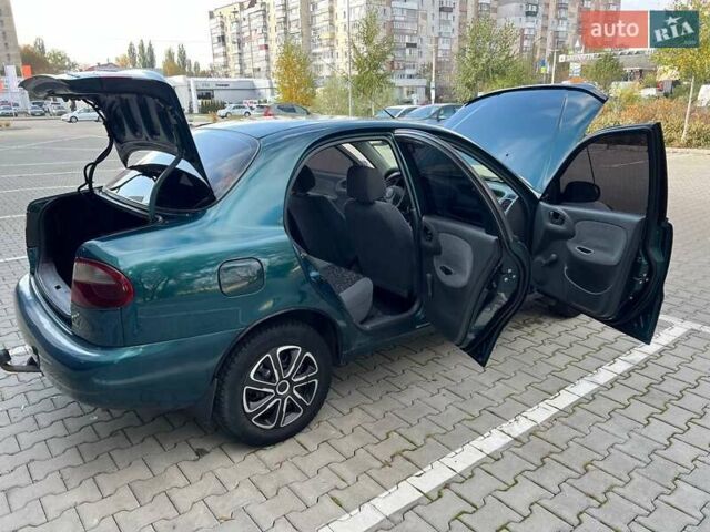 Зеленый Дэу Ланос, объемом двигателя 1.5 л и пробегом 205 тыс. км за 2500 $, фото 10 на Automoto.ua
