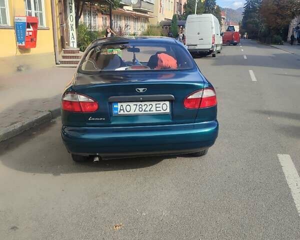 Зеленый Дэу Ланос, объемом двигателя 1.6 л и пробегом 127 тыс. км за 3500 $, фото 3 на Automoto.ua