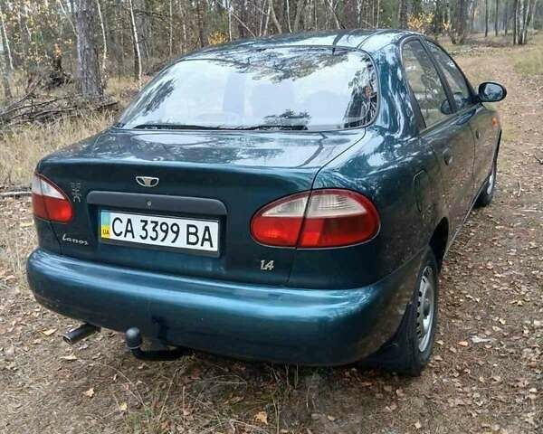 Зеленый Дэу Ланос, объемом двигателя 1.4 л и пробегом 114 тыс. км за 2200 $, фото 1 на Automoto.ua