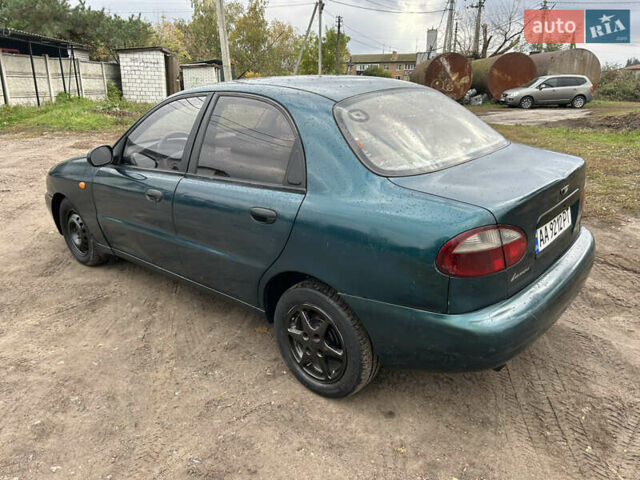 Зеленый Дэу Ланос, объемом двигателя 1.6 л и пробегом 316 тыс. км за 1500 $, фото 3 на Automoto.ua