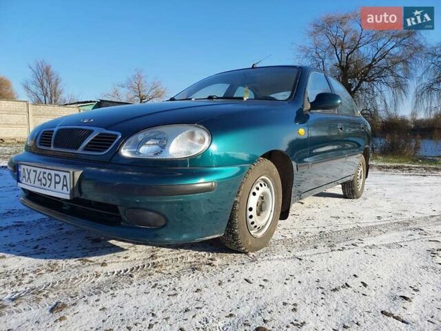 Зеленый Дэу Ланос, объемом двигателя 1.5 л и пробегом 187 тыс. км за 2750 $, фото 1 на Automoto.ua