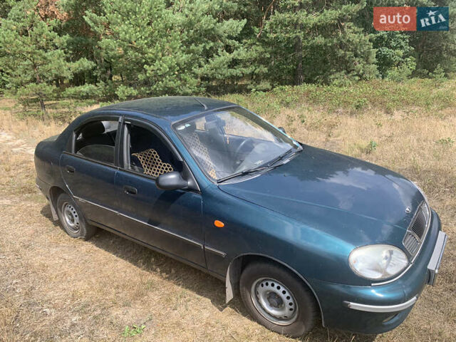 Зеленый Дэу Ланос, объемом двигателя 1.5 л и пробегом 227 тыс. км за 2100 $, фото 2 на Automoto.ua