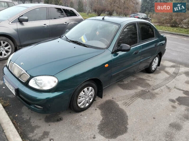 Зеленый Дэу Ланос, объемом двигателя 1.5 л и пробегом 191 тыс. км за 2700 $, фото 2 на Automoto.ua