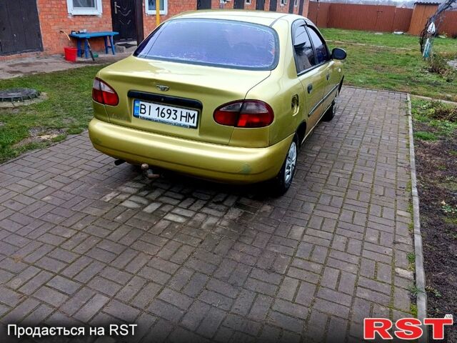 Зеленый Дэу Ланос, объемом двигателя 1.3 л и пробегом 180 тыс. км за 1300 $, фото 3 на Automoto.ua