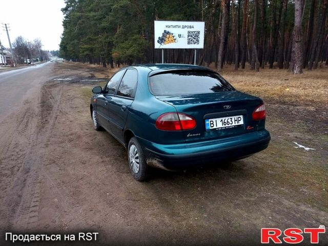 Зеленый Дэу Ланос, объемом двигателя 1.5 л и пробегом 128 тыс. км за 1750 $, фото 2 на Automoto.ua