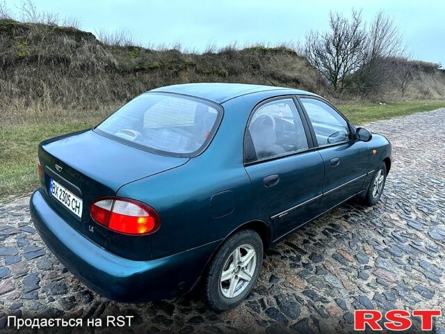 Зеленый Дэу Ланос, объемом двигателя 1.4 л и пробегом 190 тыс. км за 1899 $, фото 2 на Automoto.ua