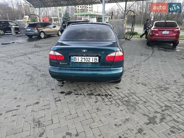 Зелений Деу Ланос, об'ємом двигуна 1.6 л та пробігом 133 тис. км за 2900 $, фото 4 на Automoto.ua