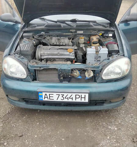 Зеленый Дэу Ланос, объемом двигателя 1.6 л и пробегом 150 тыс. км за 1500 $, фото 5 на Automoto.ua