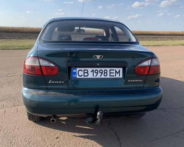 Зеленый Дэу Ланос, объемом двигателя 1.5 л и пробегом 242 тыс. км за 2100 $, фото 3 на Automoto.ua