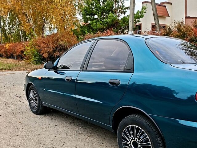 Дэу Ланос 2007 в Кобеляках на Automoto.ua Зеленый Дэу Ланос, объемом двигателя 1.4 л и пробегом 198 тыс. км за 2250 $, фото 2 на Automoto.ua