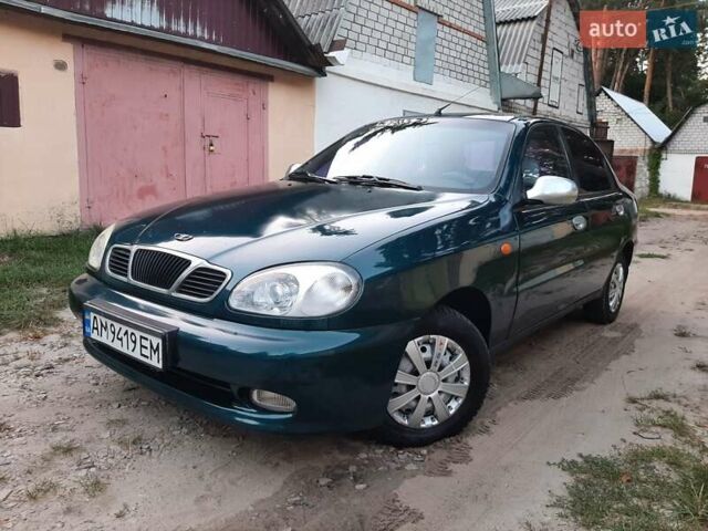 Зелений Деу Ланос, об'ємом двигуна 1.5 л та пробігом 186 тис. км за 2550 $, фото 3 на Automoto.ua