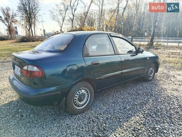 Зеленый Дэу Ланос, объемом двигателя 1.5 л и пробегом 182 тыс. км за 1999 $, фото 4 на Automoto.ua