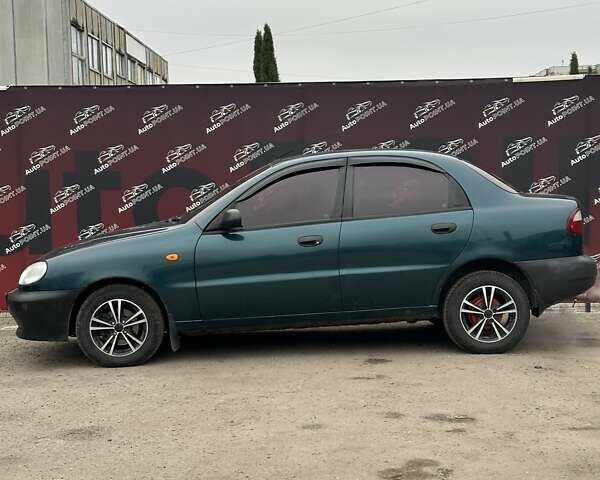 Зеленый Дэу Ланос, объемом двигателя 1.6 л и пробегом 225 тыс. км за 3000 $, фото 4 на Automoto.ua
