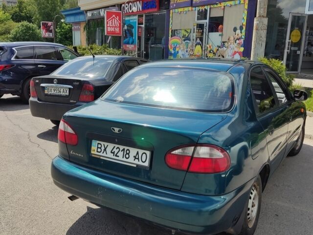 Зеленый Дэу Ланос, объемом двигателя 1.5 л и пробегом 470 тыс. км за 40 $, фото 2 на Automoto.ua