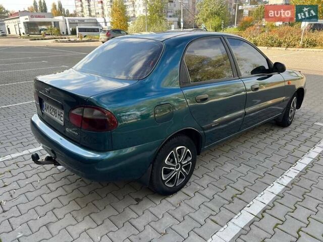 Зеленый Дэу Ланос, объемом двигателя 1.5 л и пробегом 205 тыс. км за 2500 $, фото 4 на Automoto.ua