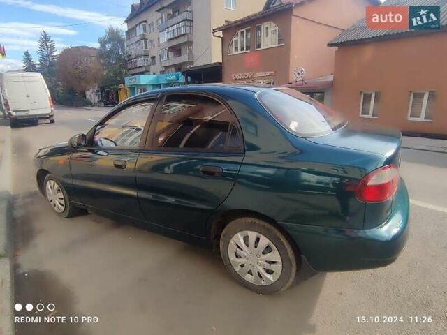 Зеленый Дэу Ланос, объемом двигателя 1.6 л и пробегом 127 тыс. км за 3500 $, фото 2 на Automoto.ua