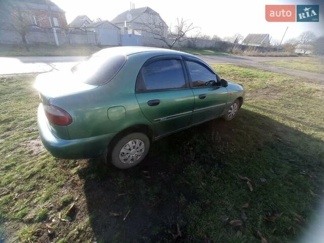 Зеленый Дэу Ланос, объемом двигателя 1.5 л и пробегом 211 тыс. км за 2400 $, фото 3 на Automoto.ua