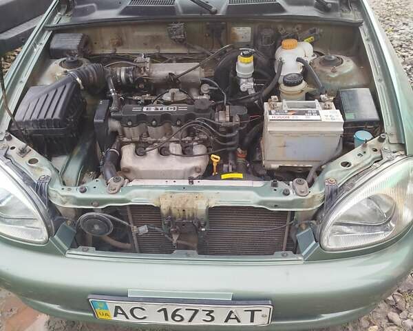 Дэу Ланос 2008 в Дубно на Automoto.ua Зеленый Дэу Ланос, объемом двигателя 1.5 л и пробегом 302 тыс. км за 1700 $, фото 4 на Automoto.ua