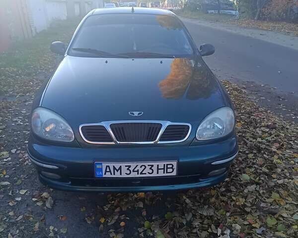 Зеленый Дэу Ланос, объемом двигателя 1.5 л и пробегом 166 тыс. км за 2500 $, фото 3 на Automoto.ua