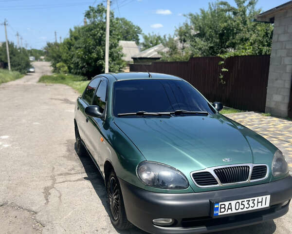 Зеленый Дэу Ланос, объемом двигателя 1.5 л и пробегом 198 тыс. км за 2750 $, фото 1 на Automoto.ua