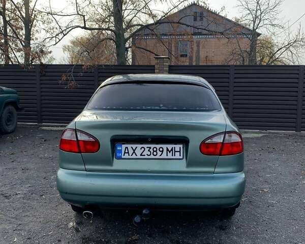 Зеленый Дэу Ланос, объемом двигателя 1.5 л и пробегом 249 тыс. км за 2500 $, фото 2 на Automoto.ua