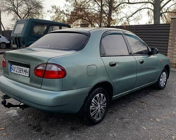 Зеленый Дэу Ланос, объемом двигателя 1.5 л и пробегом 249 тыс. км за 2500 $, фото 3 на Automoto.ua
