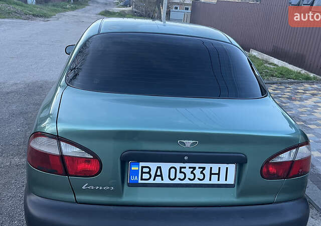 Зеленый Дэу Ланос, объемом двигателя 1.5 л и пробегом 198 тыс. км за 2750 $, фото 2 на Automoto.ua