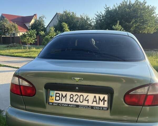 Зеленый Дэу Ланос, объемом двигателя 1.6 л и пробегом 244 тыс. км за 3399 $, фото 2 на Automoto.ua