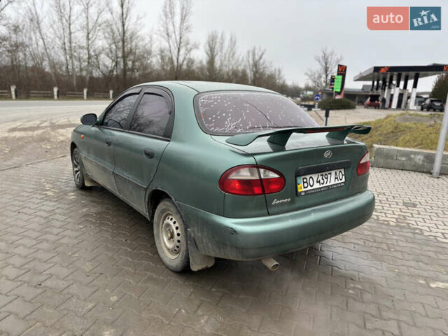 Зеленый Дэу Ланос, объемом двигателя 1.39 л и пробегом 110 тыс. км за 1550 $, фото 2 на Automoto.ua