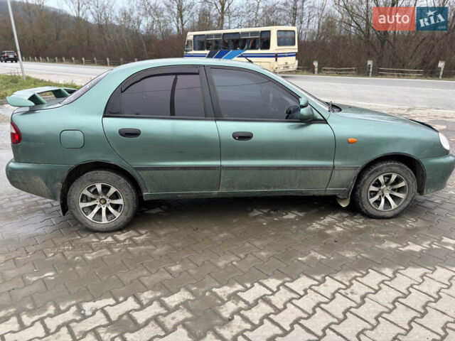Зеленый Дэу Ланос, объемом двигателя 1.39 л и пробегом 110 тыс. км за 1550 $, фото 7 на Automoto.ua