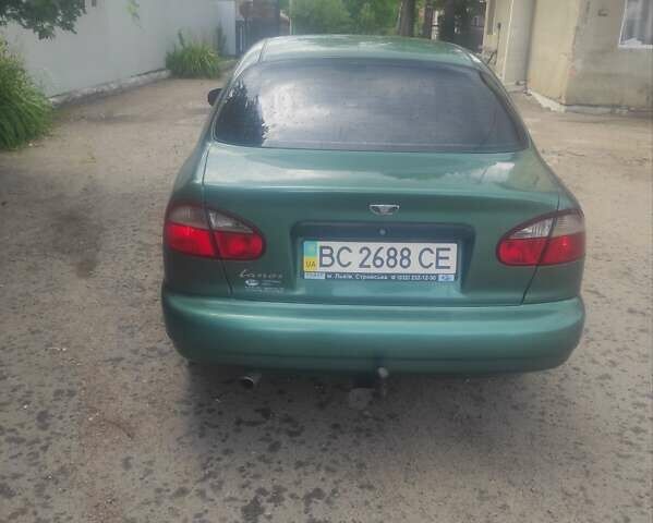 Зеленый Дэу Ланос, объемом двигателя 1.5 л и пробегом 165 тыс. км за 3300 $, фото 2 на Automoto.ua