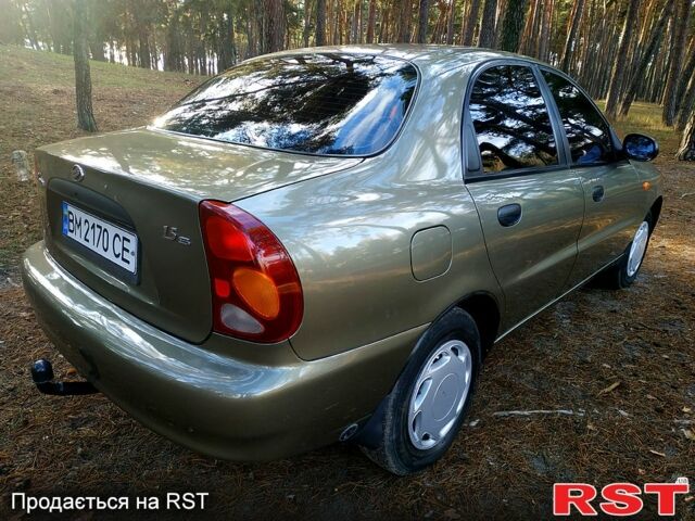 Зеленый Дэу Ланос, объемом двигателя 1.5 л и пробегом 151 тыс. км за 2900 $, фото 2 на Automoto.ua
